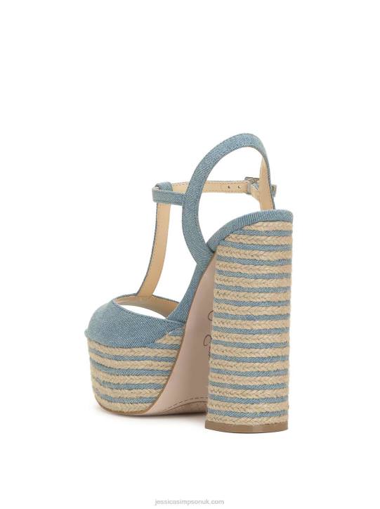 Ameeka Platform Sandal in DenimJessica Simpson 6JRJ177