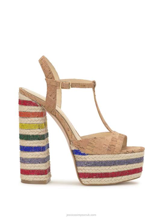 Ameeka Platform Sandal in NaturalJessica Simpson 6JRJ133