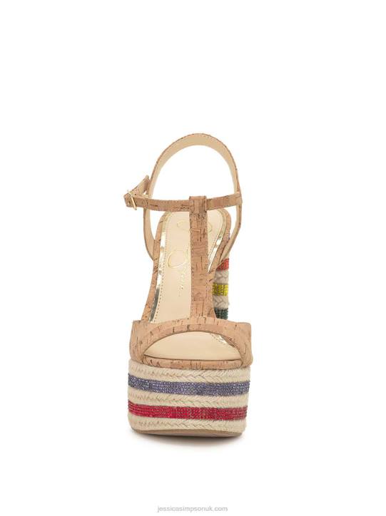 Ameeka Platform Sandal in NaturalJessica Simpson 6JRJ133