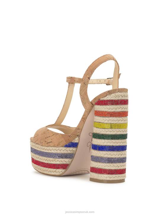 Ameeka Platform Sandal in NaturalJessica Simpson 6JRJ133