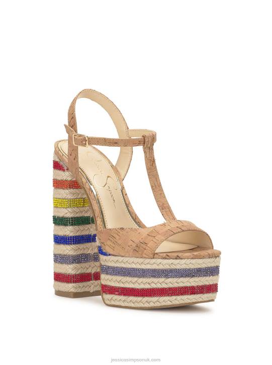 Ameeka Platform Sandal in NaturalJessica Simpson 6JRJ133