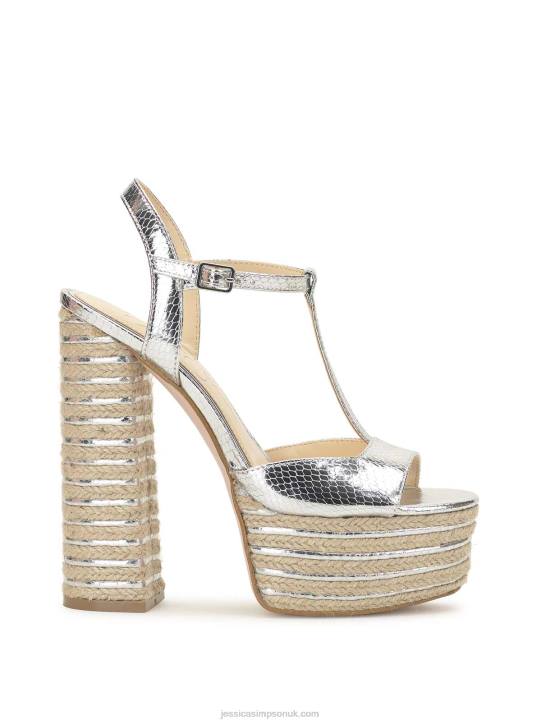 Ameeka Platform Sandal in SilverJessica Simpson 6JRJ21