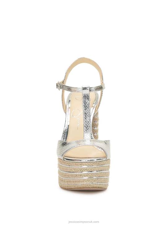 Ameeka Platform Sandal in SilverJessica Simpson 6JRJ21
