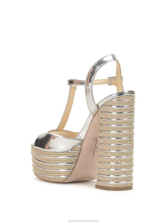 Ameeka Platform Sandal in SilverJessica Simpson 6JRJ21