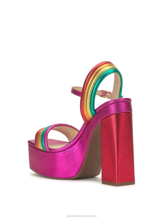 Bautista Platform Sandal in Pink ComboJessica Simpson 6JRJ23