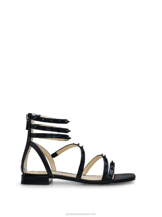 Cenedra Flat Sandal in BlackJessica Simpson 6JRJ101