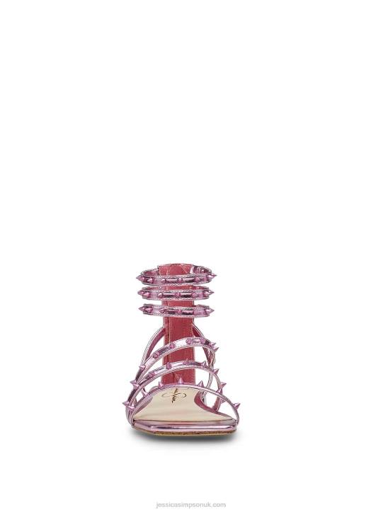 Cenedra Flat Sandal in Metallic PinkJessica Simpson 6JRJ107