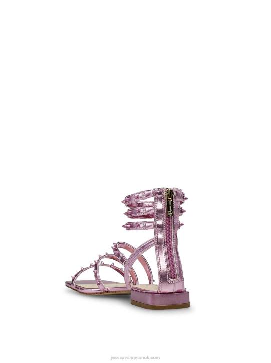Cenedra Flat Sandal in Metallic PinkJessica Simpson 6JRJ107