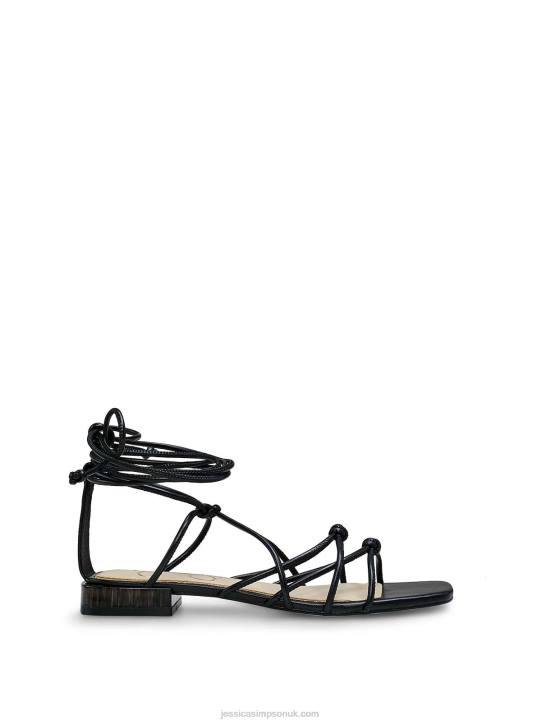 Chasca Flat Sandal in BlackJessica Simpson 6JRJ102
