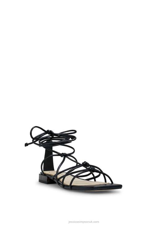Chasca Flat Sandal in BlackJessica Simpson 6JRJ102