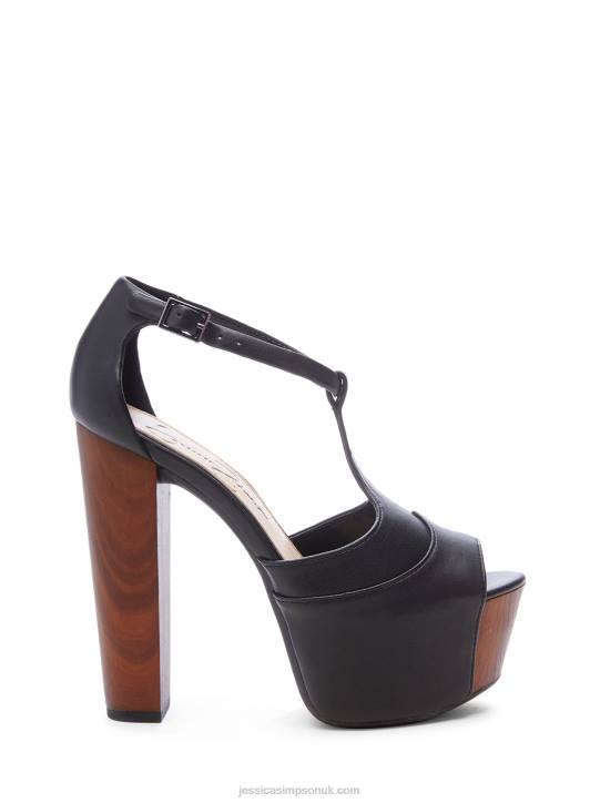 Dany T-Strap Platform Sandal in BlackJessica Simpson 6JRJ232