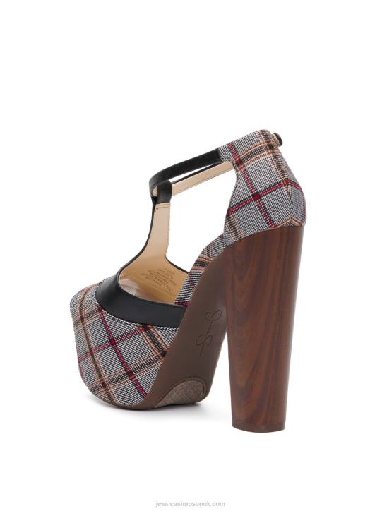 Dany T-Strap Platform Sandal in PlaidJessica Simpson 6JRJ228