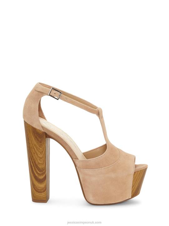 Dany T-Strap Platform Sandal in SandJessica Simpson 6JRJ29