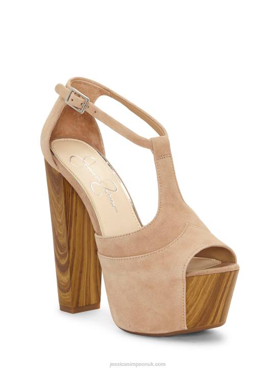 Dany T-Strap Platform Sandal in SandJessica Simpson 6JRJ29