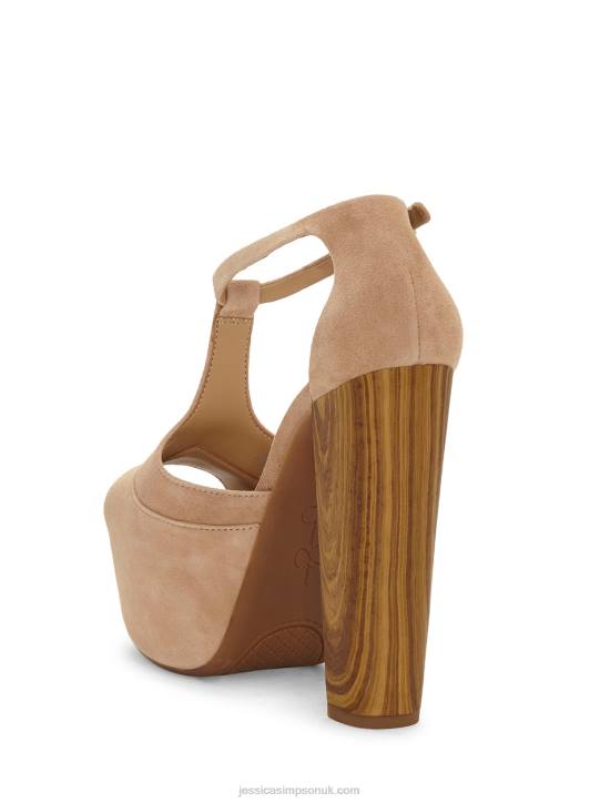 Dany T-Strap Platform Sandal in SandJessica Simpson 6JRJ29