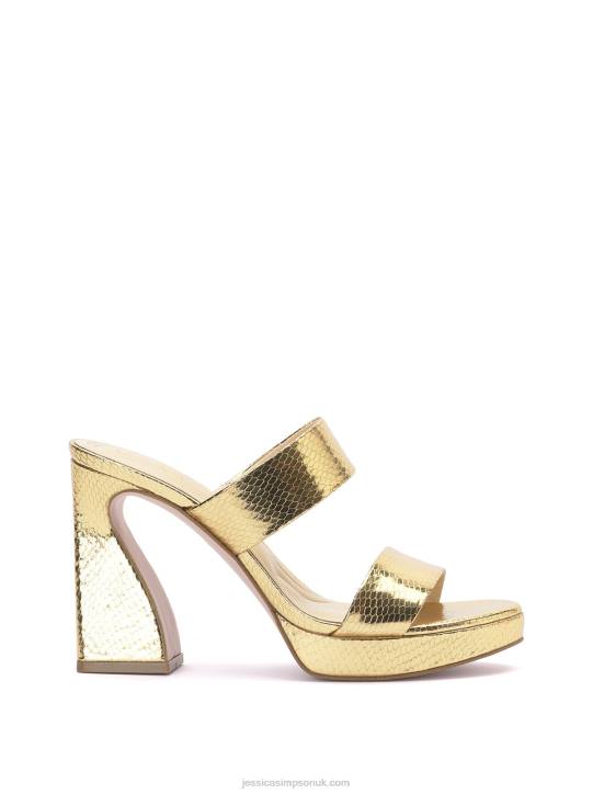 Diza Platform Sandal in GoldJessica Simpson 6JRJ197