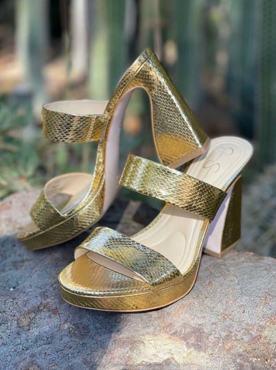 Diza Platform Sandal in GoldJessica Simpson 6JRJ197