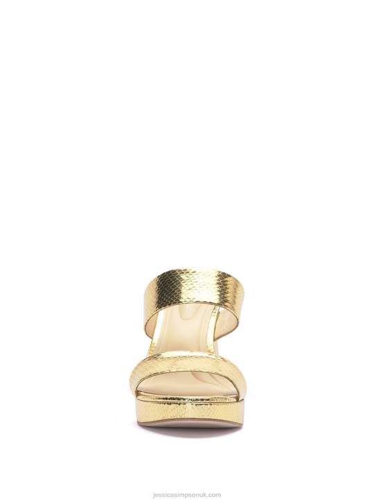 Diza Platform Sandal in GoldJessica Simpson 6JRJ197