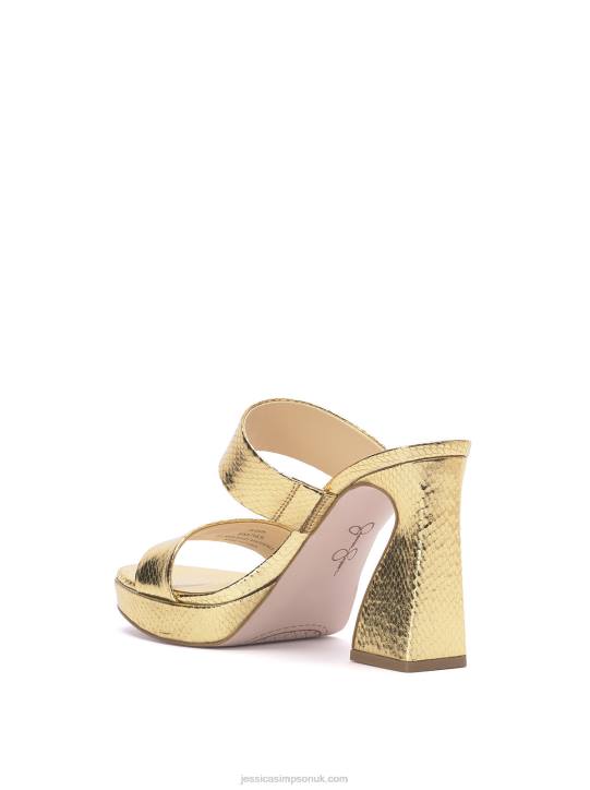 Diza Platform Sandal in GoldJessica Simpson 6JRJ197