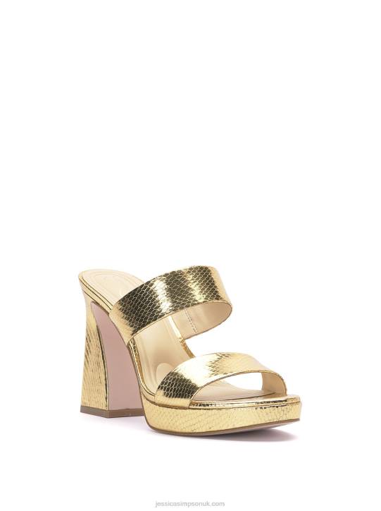Diza Platform Sandal in GoldJessica Simpson 6JRJ197