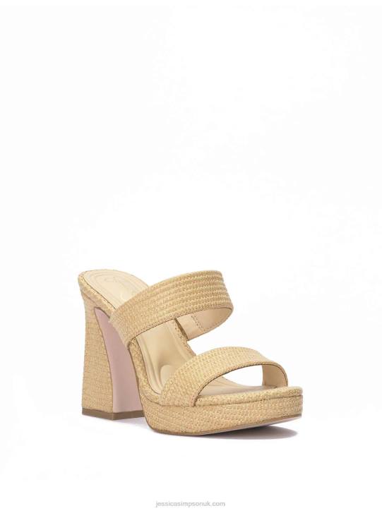 Diza Platform Sandal in NaturalJessica Simpson 6JRJ34