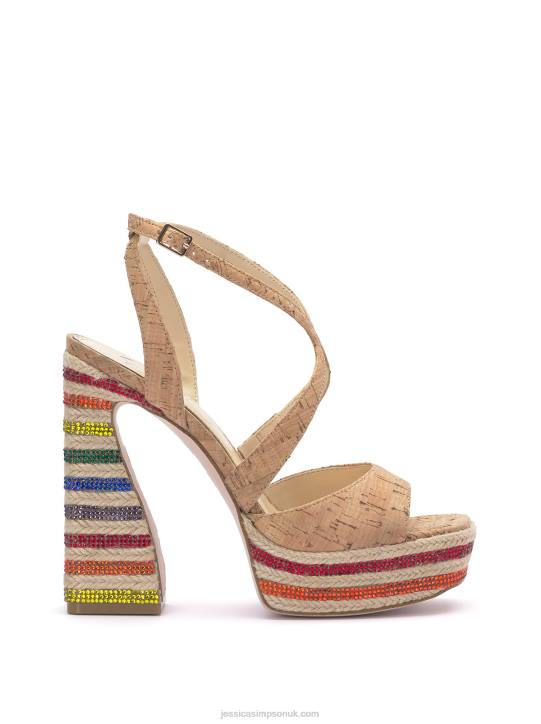 Dosia Platform Sandal in NaturalJessica Simpson 6JRJ22
