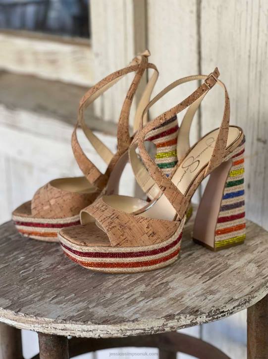 Dosia Platform Sandal in NaturalJessica Simpson 6JRJ22