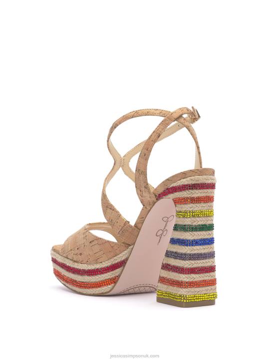 Dosia Platform Sandal in NaturalJessica Simpson 6JRJ22