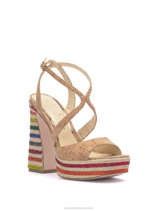 Dosia Platform Sandal in NaturalJessica Simpson 6JRJ22