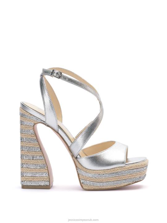 Dosia Platform Sandal in SilverJessica Simpson 6JRJ178