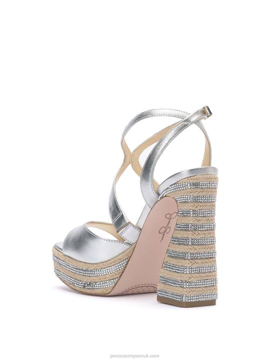 Dosia Platform Sandal in SilverJessica Simpson 6JRJ178