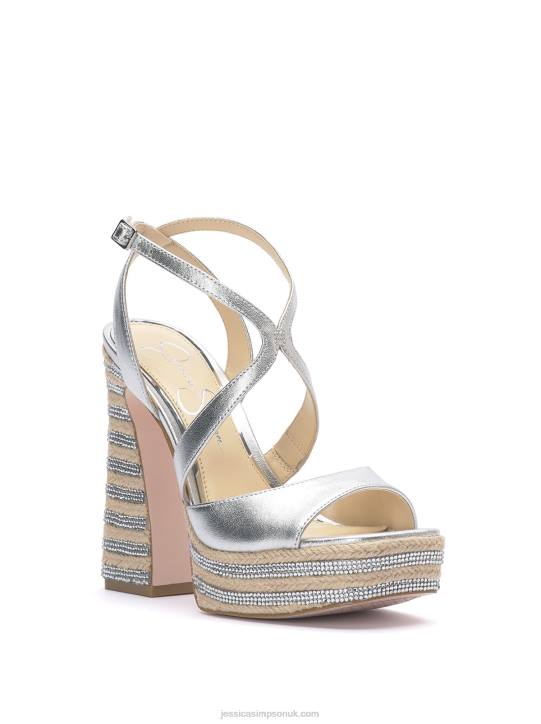 Dosia Platform Sandal in SilverJessica Simpson 6JRJ178