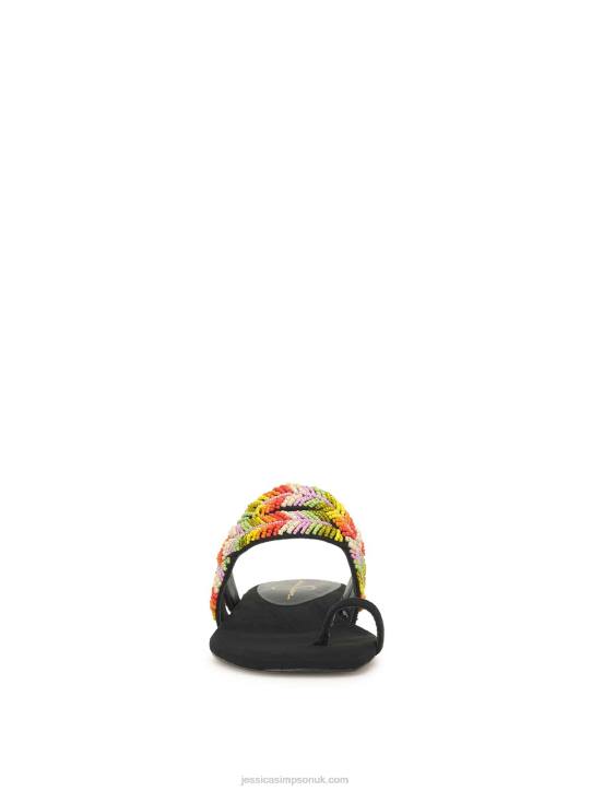 Gapriella Braided Sandal in Black MultiJessica Simpson 6JRJ273