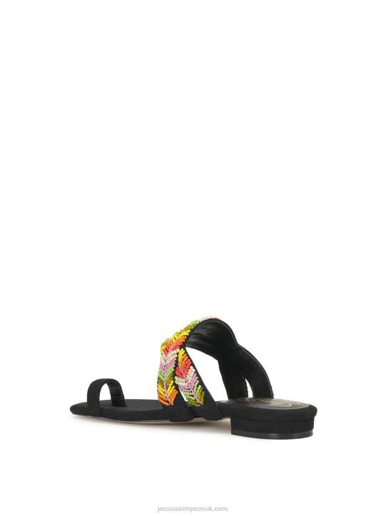 Gapriella Braided Sandal in Black MultiJessica Simpson 6JRJ273