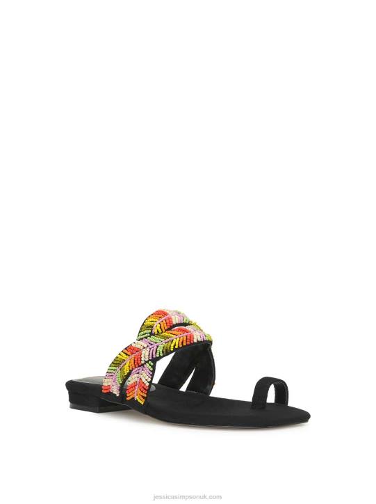 Gapriella Braided Sandal in Black MultiJessica Simpson 6JRJ273