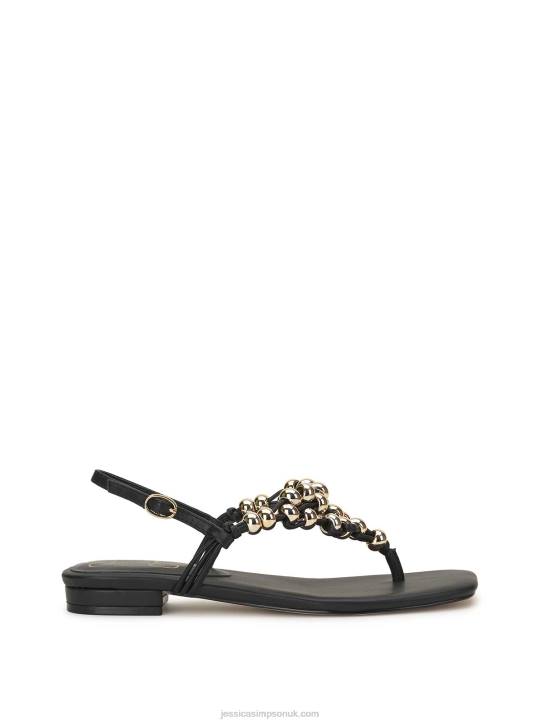 Gilyria Flat Sandal in BlackJessica Simpson 6JRJ105