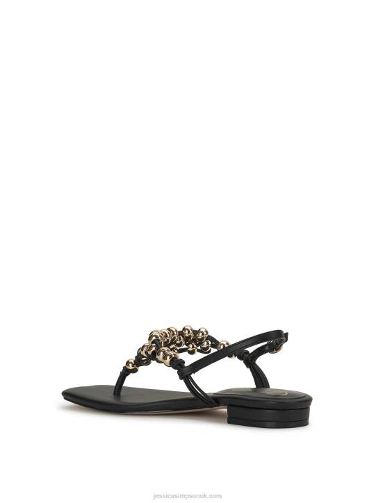 Gilyria Flat Sandal in BlackJessica Simpson 6JRJ105