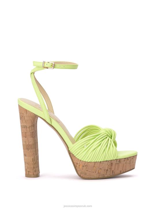 Immie Platform Sandal in Daquiri GreenJessica Simpson 6JRJ5