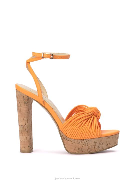 Immie Platform Sandal in Mango SorbetJessica Simpson 6JRJ6