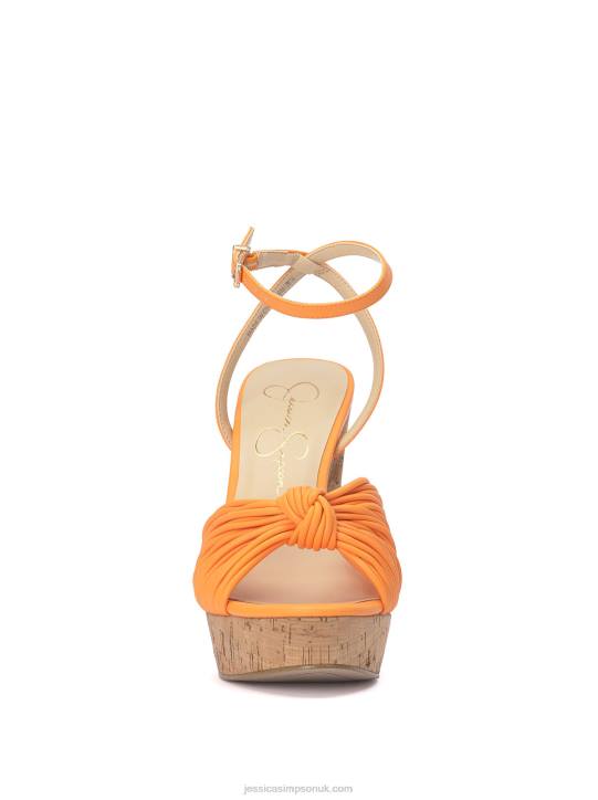 Immie Platform Sandal in Mango SorbetJessica Simpson 6JRJ6