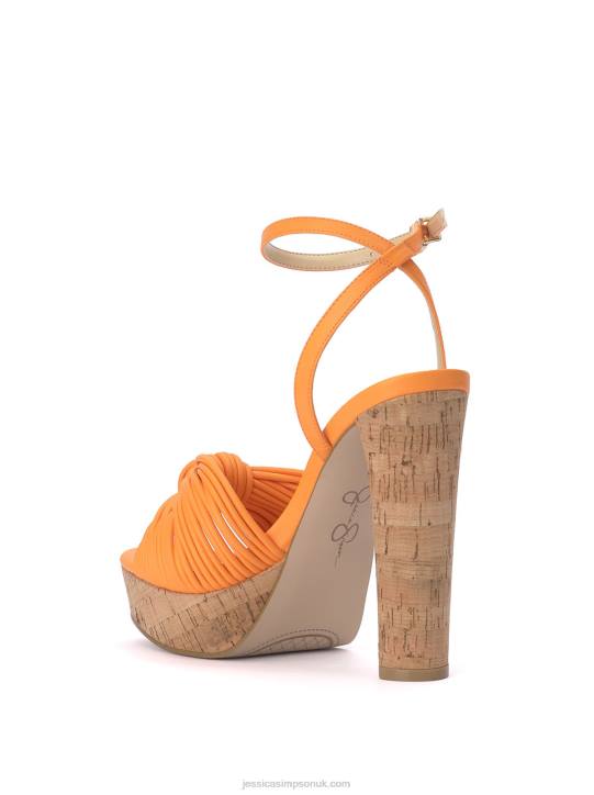 Immie Platform Sandal in Mango SorbetJessica Simpson 6JRJ6