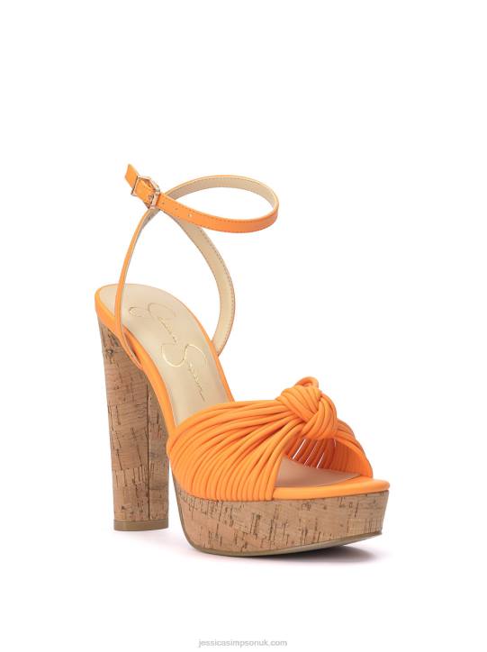 Immie Platform Sandal in Mango SorbetJessica Simpson 6JRJ6