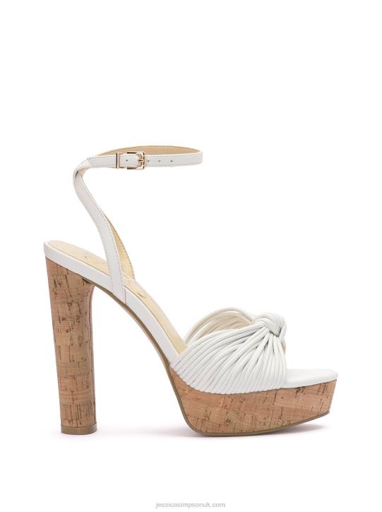 Immie Platform Sandal in WhiteJessica Simpson 6JRJ13
