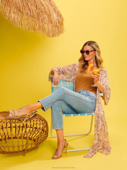 Jaycin High Heel Sandal in GoldJessica Simpson 6JRJ1090