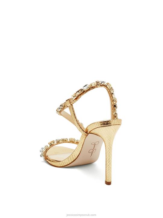 Jaycin High Heel Sandal in GoldJessica Simpson 6JRJ1090