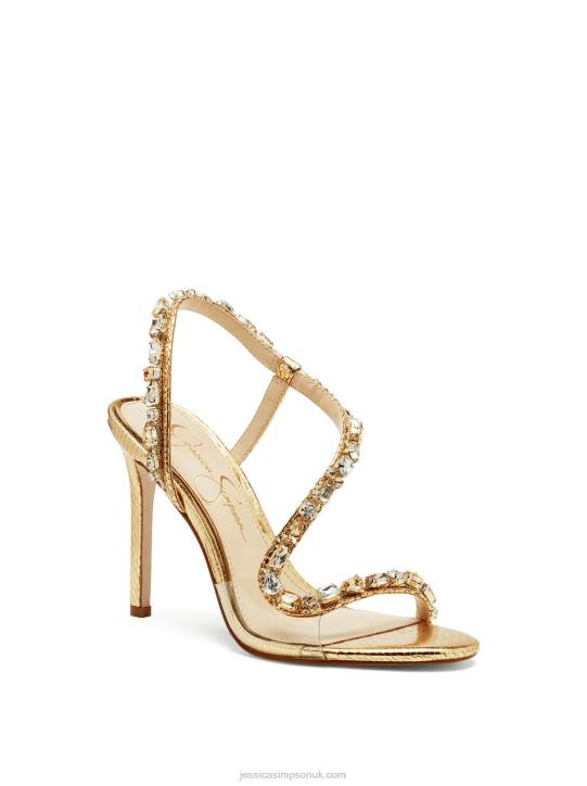 Jaycin High Heel Sandal in GoldJessica Simpson 6JRJ1090