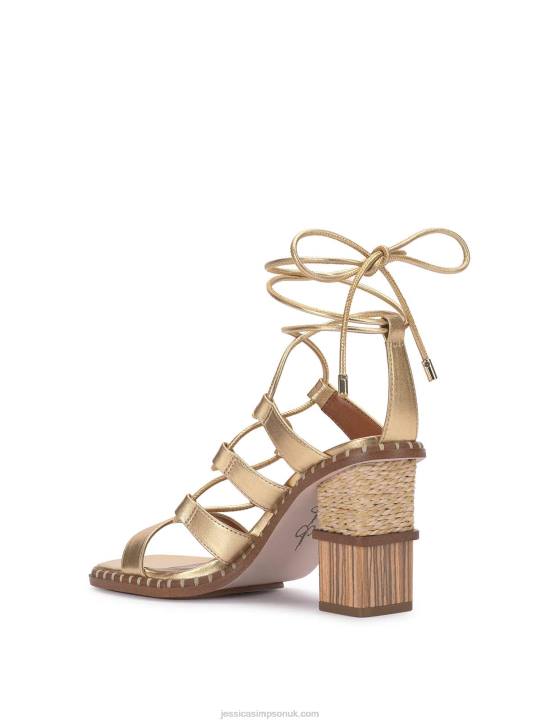 Lonor High Heel Sandal in GoldJessica Simpson 6JRJ276