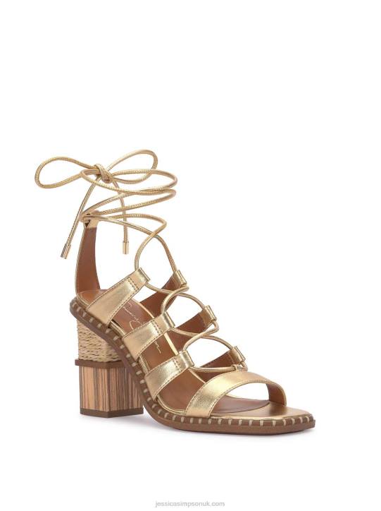 Lonor High Heel Sandal in GoldJessica Simpson 6JRJ276