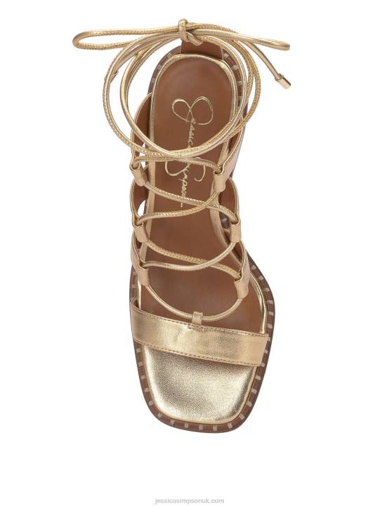Lonor High Heel Sandal in GoldJessica Simpson 6JRJ276