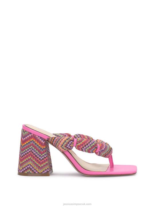 Olimpio Heeled Sandal in Blush ComboJessica Simpson 6JRJ293